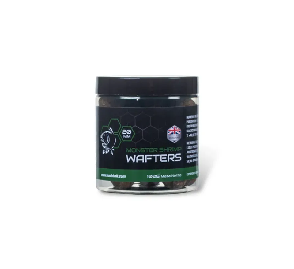 Nash Vyvážené Boilie Wafters Monster Shrimp