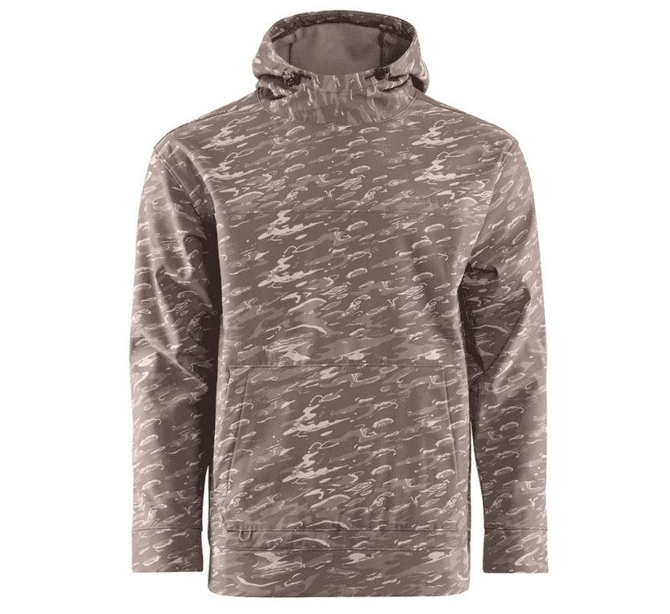 Grundéns Mikina Kryall Hoodie Stone Liquid Camo