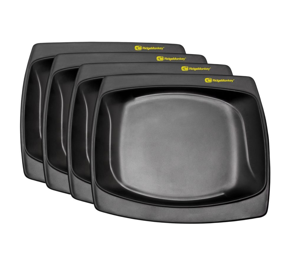 RidgeMonkey Sada talířů DLX Standard Plate Four Pack 4ks