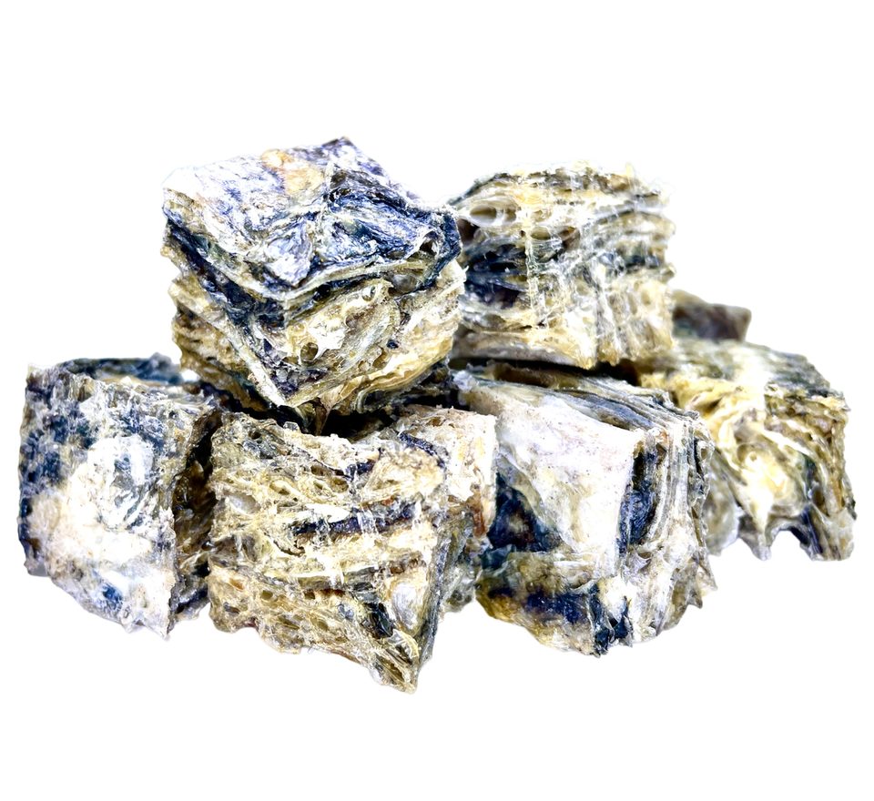 LK Baits Pet Luxusní Rybí Kostky z Kůže Tresky 40g