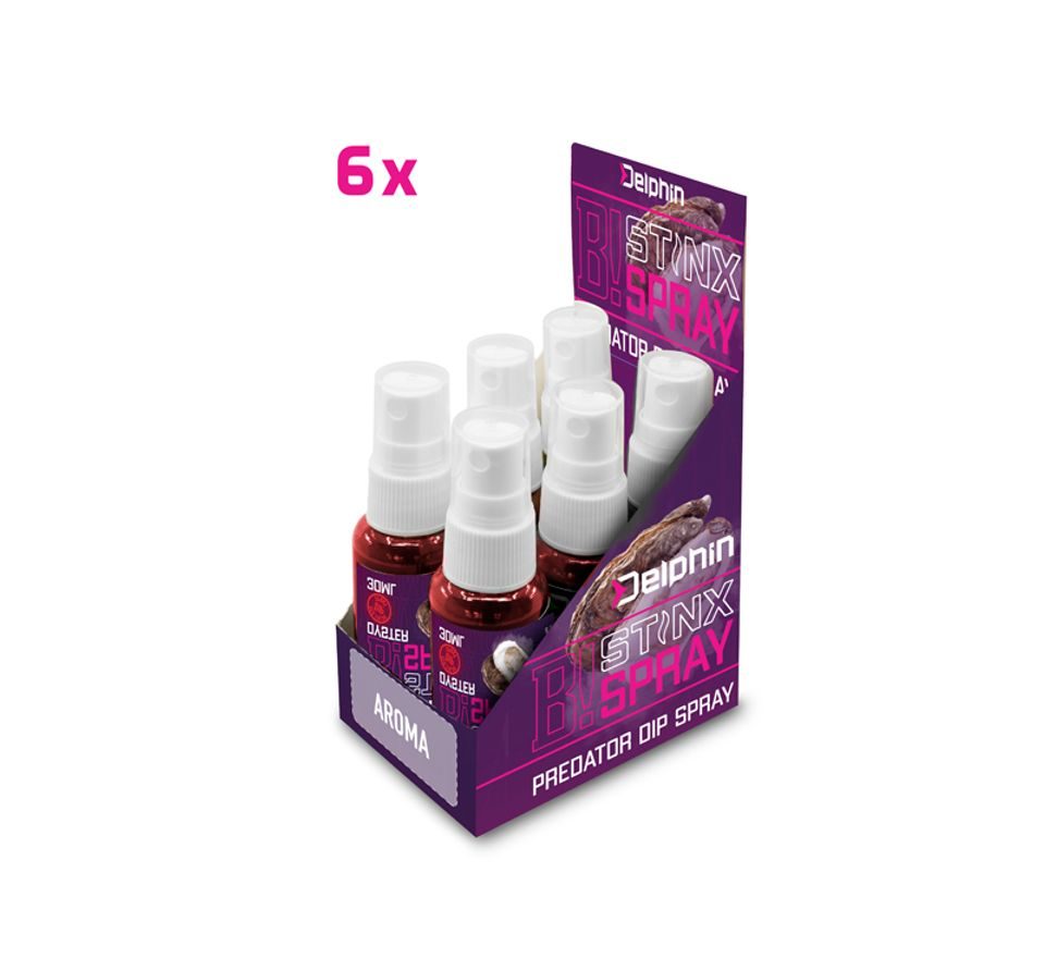 Delphin Dipovací sprej Stinx Spray Ustrica/Červený 30ml