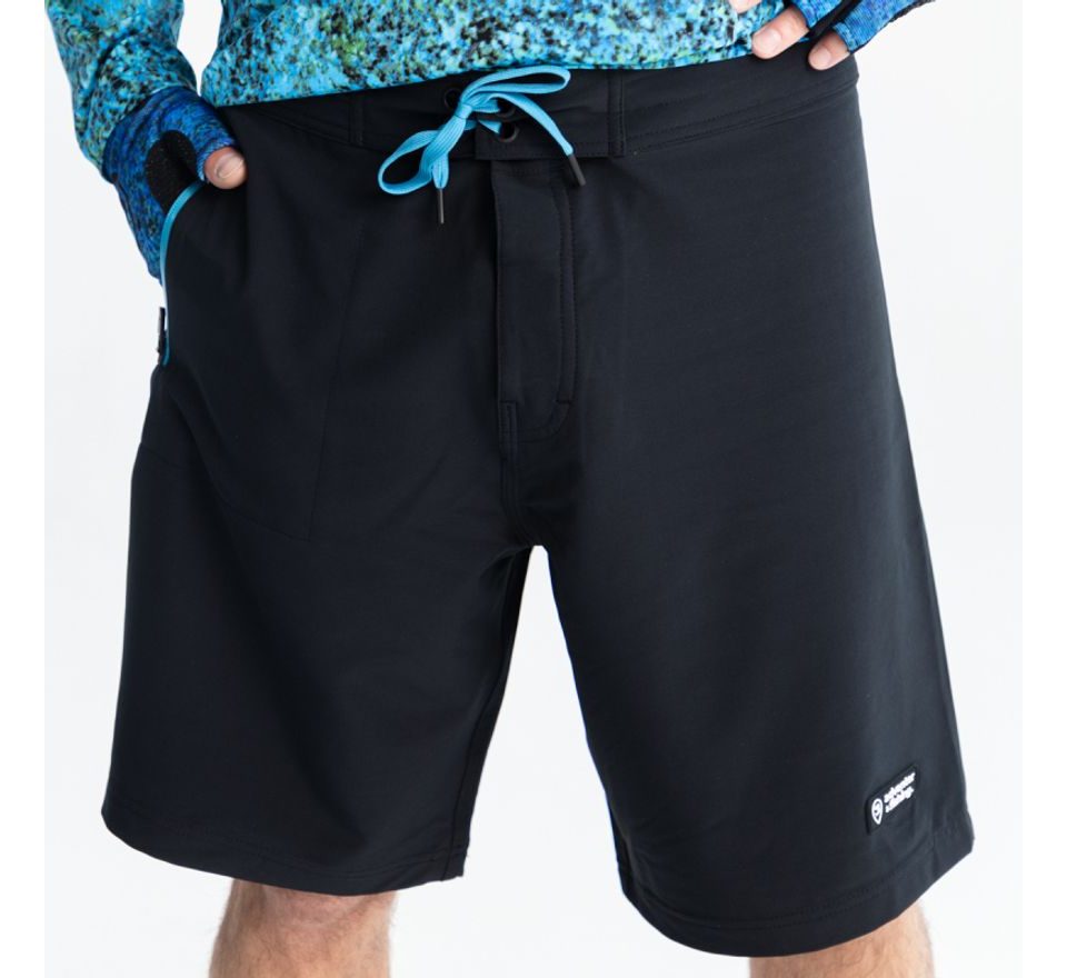 Adventer & fishing Rybářské kraťasy Simply Black Rybářské kraťasy Simply Black