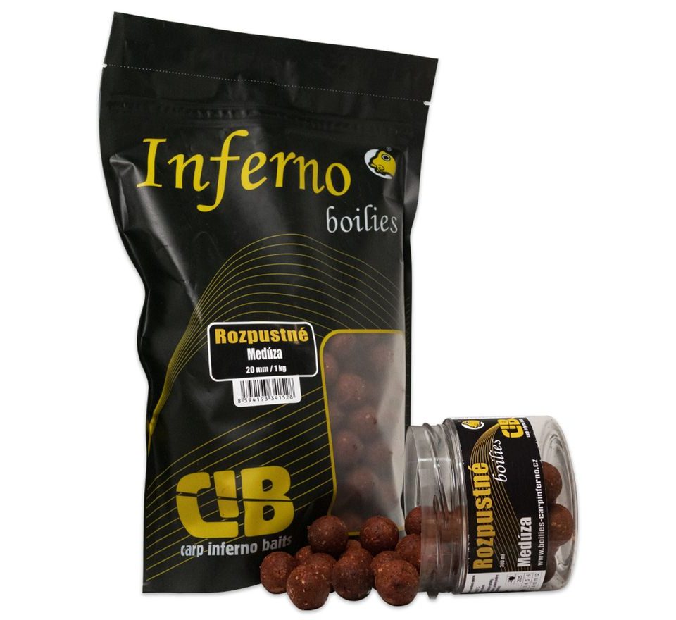 Carp Inferno Rozpustné Boilies Hot Line Medúza