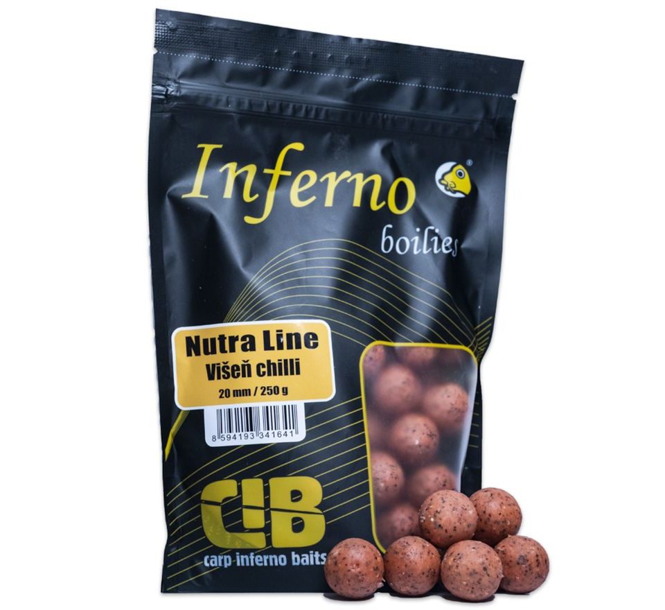 Carp Inferno Boilies Nutra Line Višňa Chilli