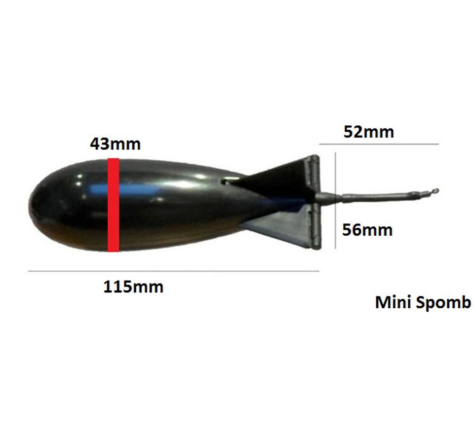 Spomb Zakrmovací raketa - černá