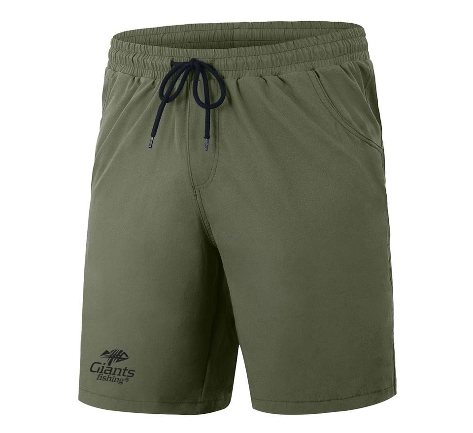 Giants Fishing Kraťasy Shorts Quick Dry UV50+ Olive Green