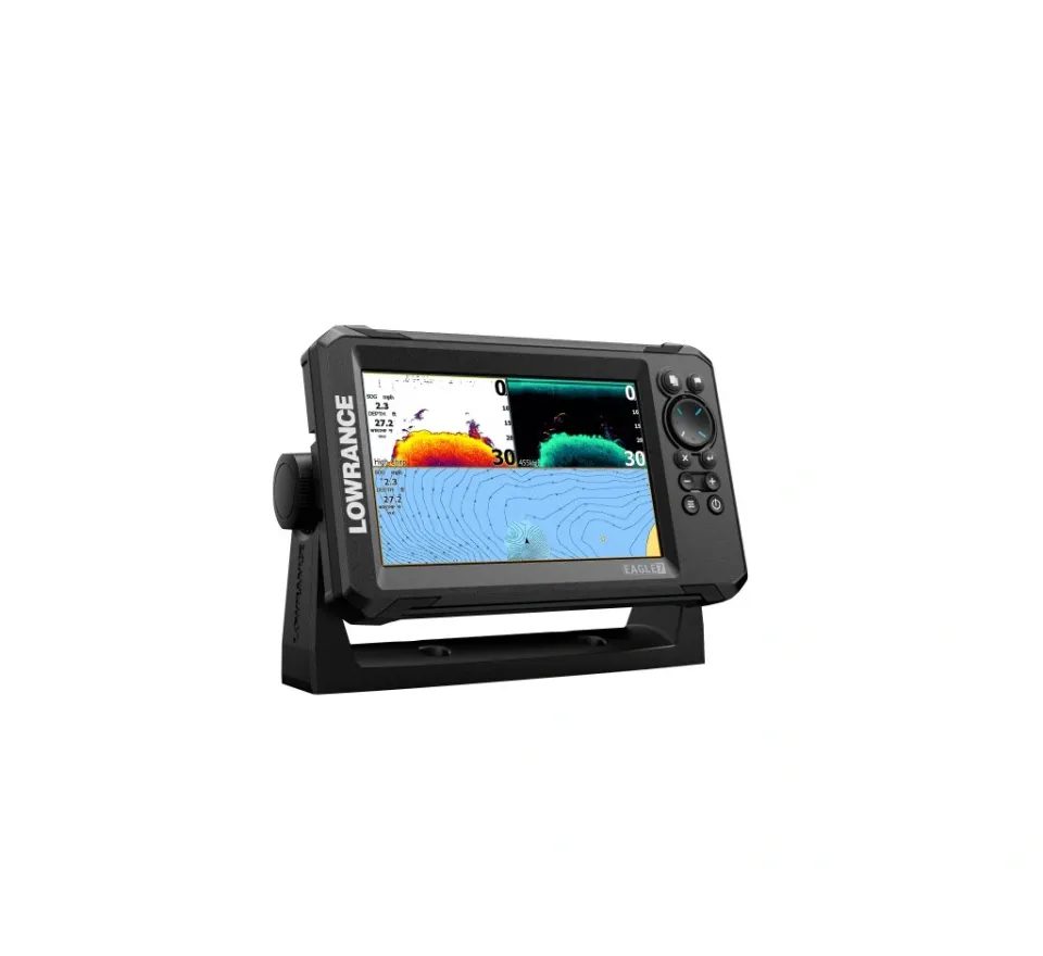 Lowrance Echolot Eagle 7 se sondou Splitshot HD + baterie + nabíječka ZDARMA