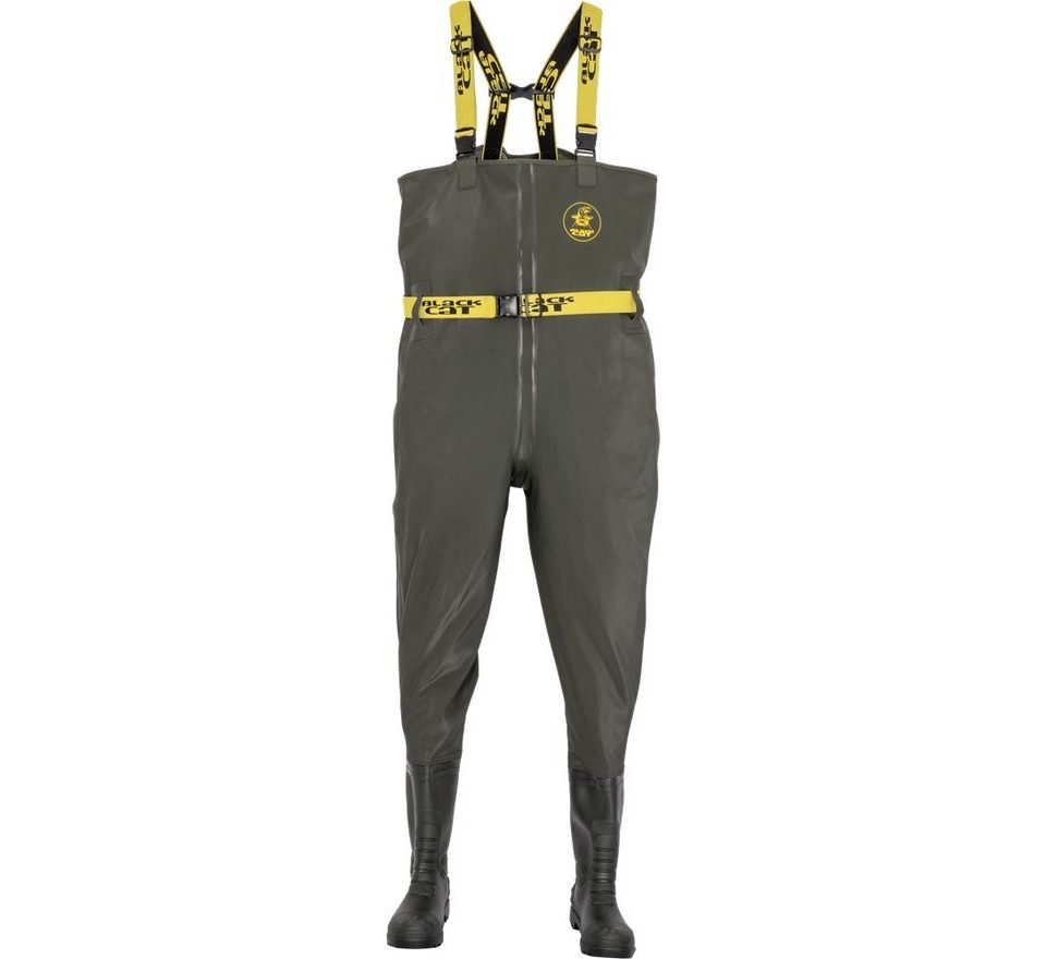 Black Cat Prsačky Green Booted Waders