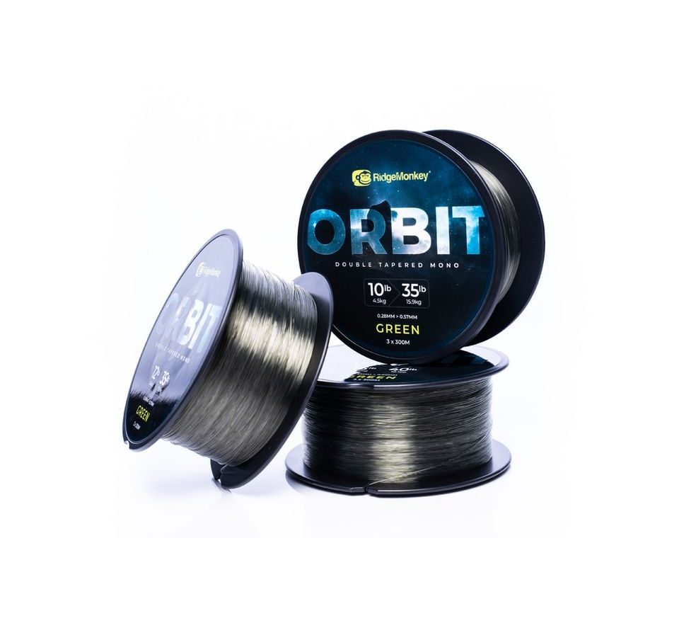 RidgeMonkey Ujímaný vlasec Orbit Double Tapered Mono 3x300m
