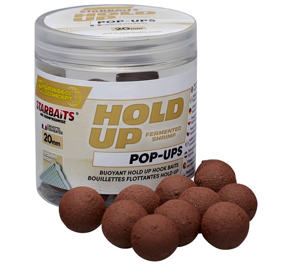 Starbaits Plovoucí boilies Pop Up Hold Up Fermented Shrimp 50g