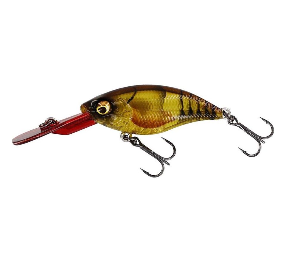 Westin Wobler BuzzBite Crankbait Suspending Clear Brown Craw 