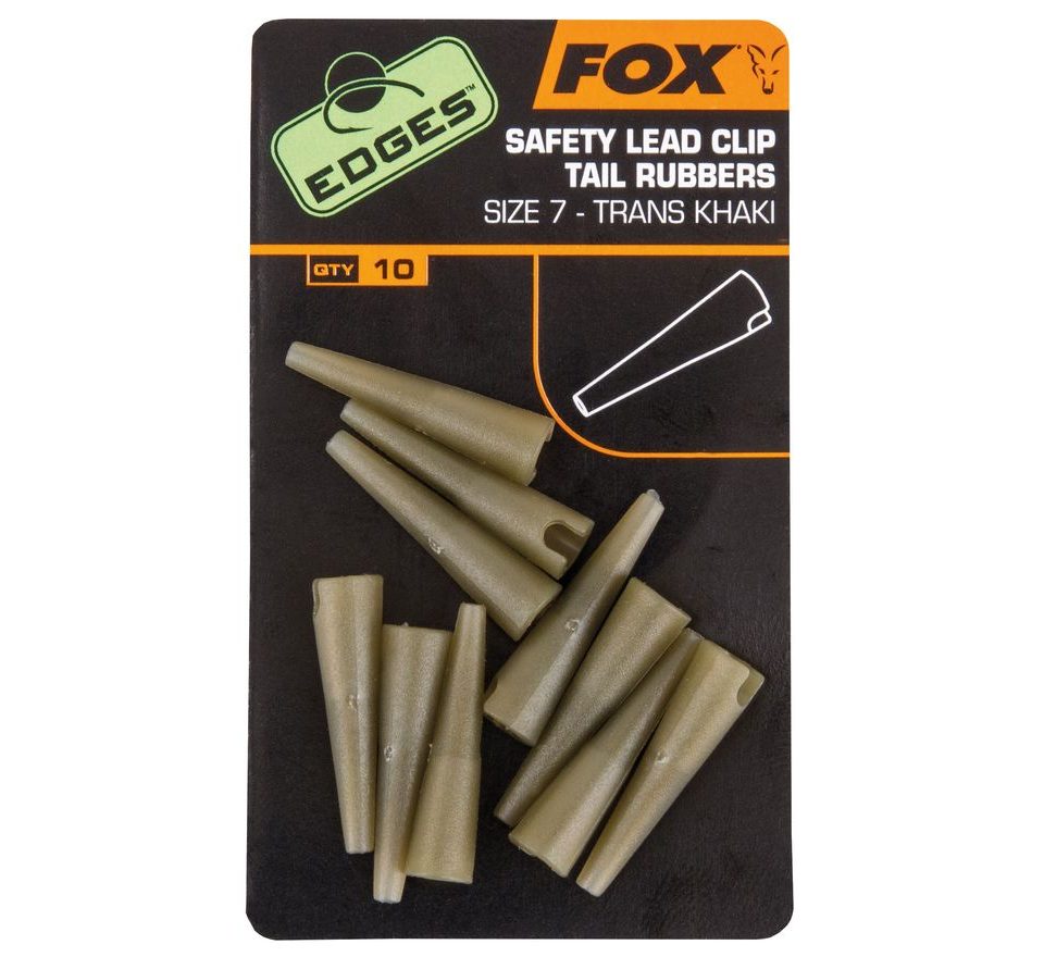 Fox Převleky na závěsky na olovo Edges Lead Clip Tail Rubbers vel. 7