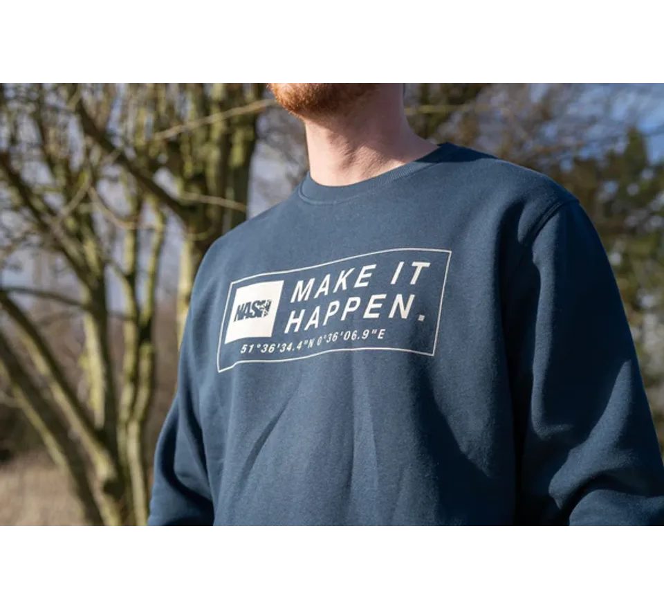 Nash Mikina Make It Happen Coordinates Jumper Námornícka Modrá