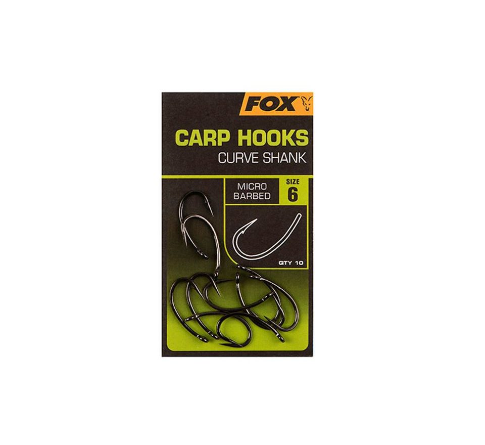 Fox Háčky Carp Hook Curve Shank 10ks