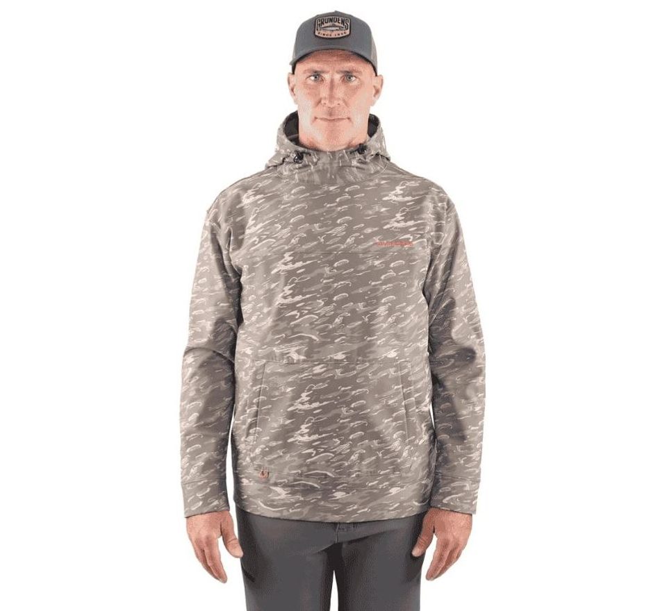 Grundéns Mikina Kryall Hoodie Stone Liquid Camo