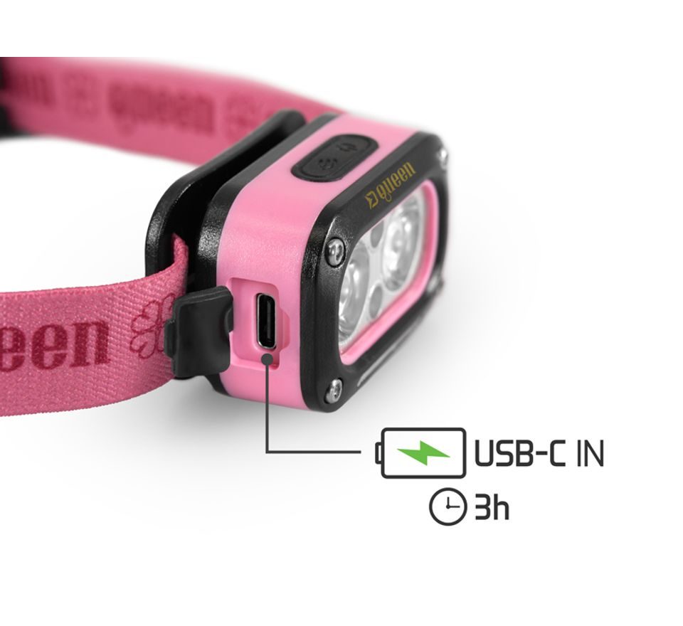 Delphin Čelová lampa Queen