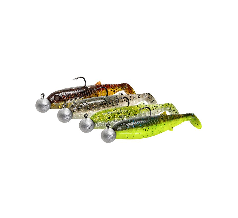 Savage Gear Gumová Nástraha Cannibal Shad Clearwater Mix Set 4ks