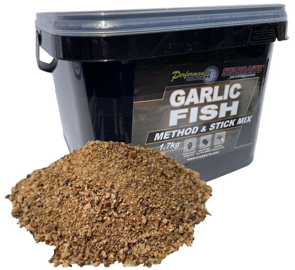 Starbaits Method & Stick Mix Garlic Fish 1,7kg