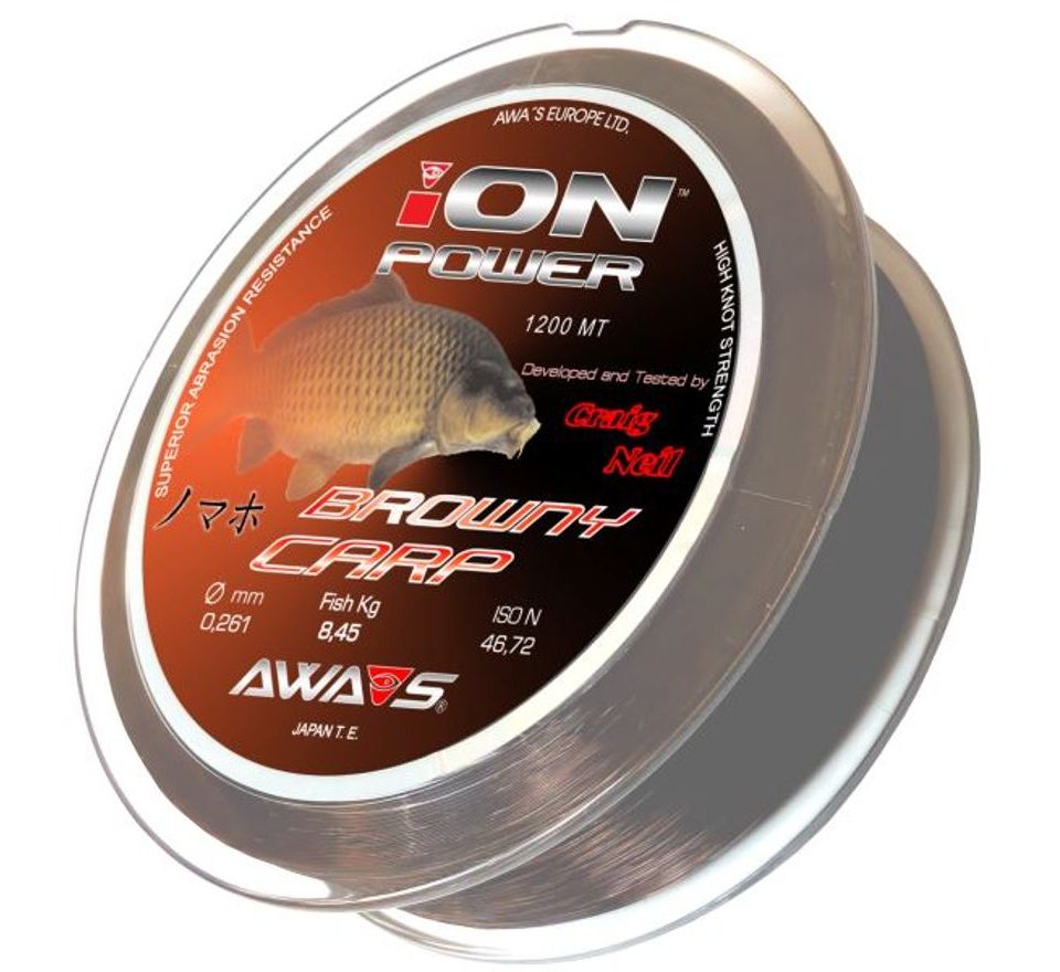 Awa-S Vlasec Ion Power Browny Carp 1200m