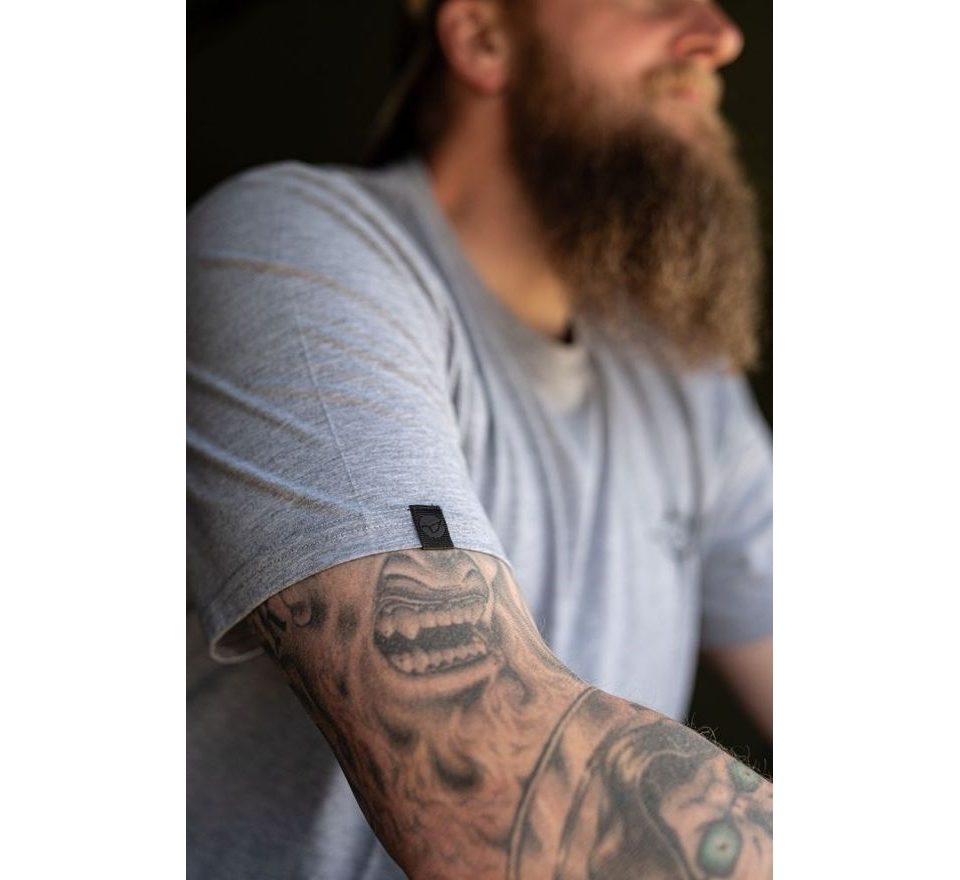 Korda Tričko Compass Heather Grey