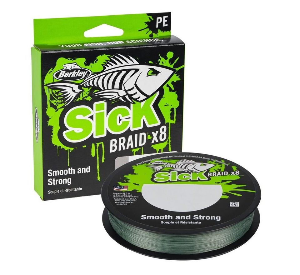 Berkley Šňůra Sick Braid Moss Green 150m