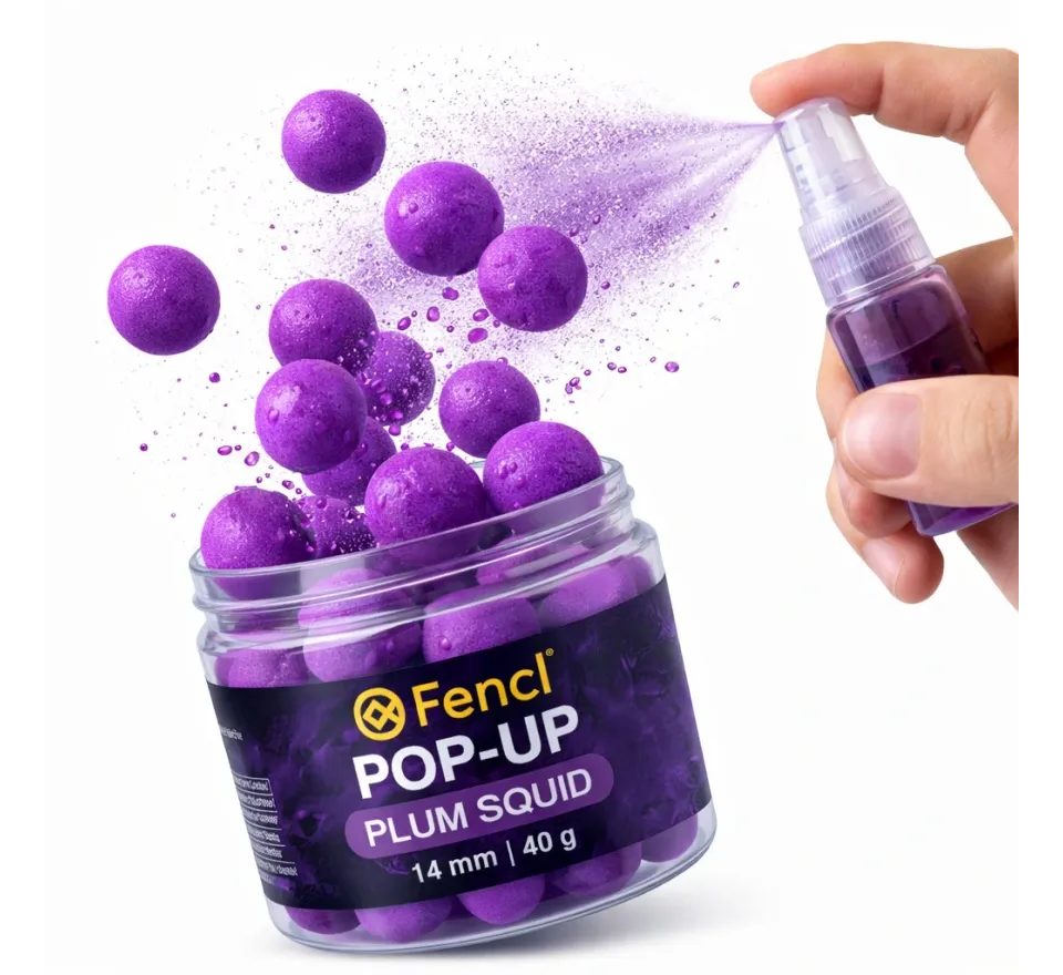 Fencl Boilies Pop Up Plum Squid