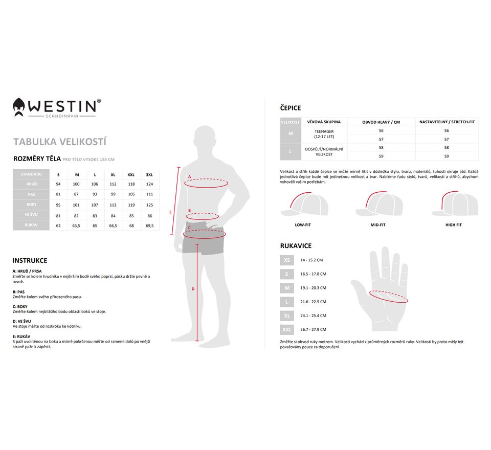 Westin Rukavice Landing Gloves Jet Black