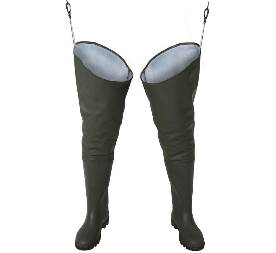 PROS Brodiace čižmy PVC zelené