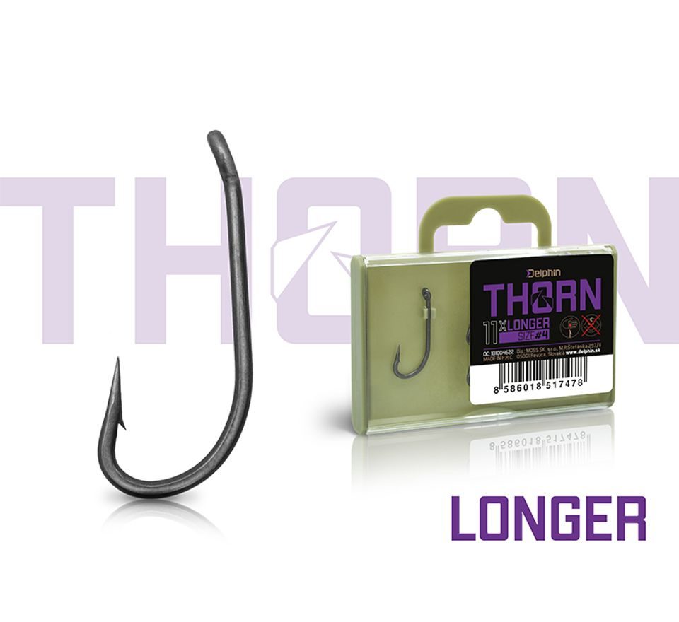 Delphin Háčky Thorn Longer 11ks