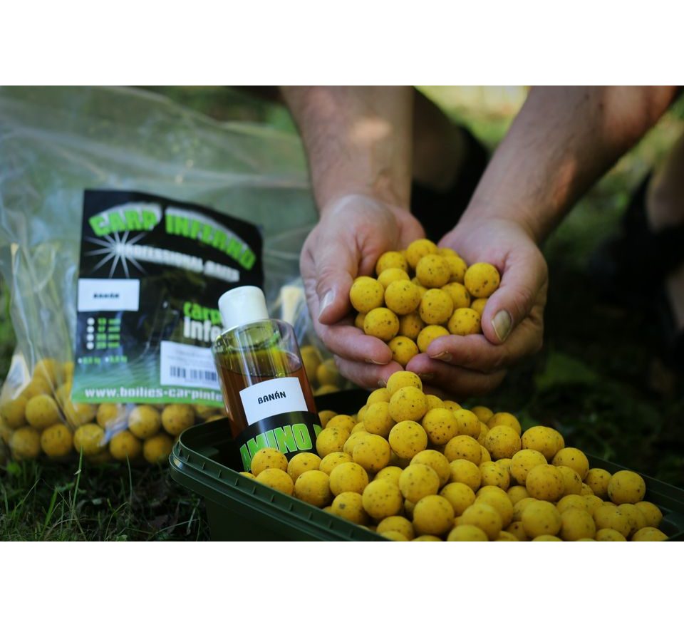 Carp Inferno Boilies AKCIA Light Line 3 kg + 250 ml Booster