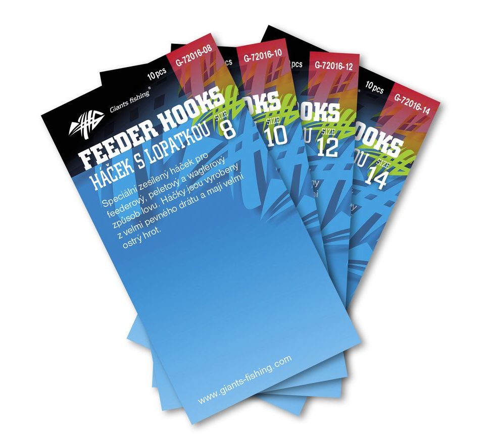 Giants Fishing Háčky s lopatkou Feeder 10ks