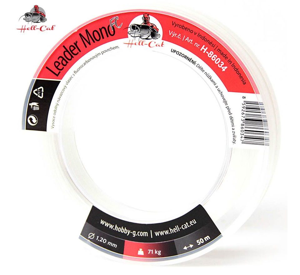 Hell-Cat Vlasec nadväzcový Leader Mono FC 50m