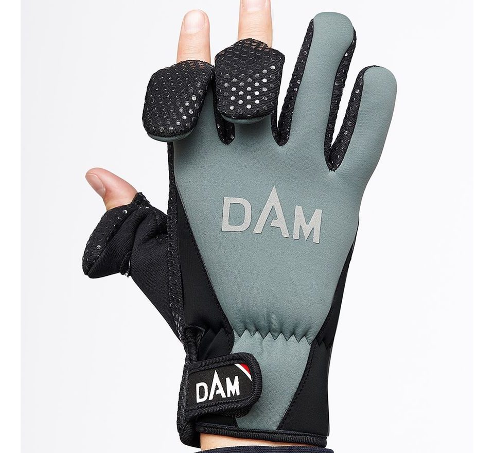 DAM Neoprénové rukavice Neoprene Fighter Glove Black/Grey