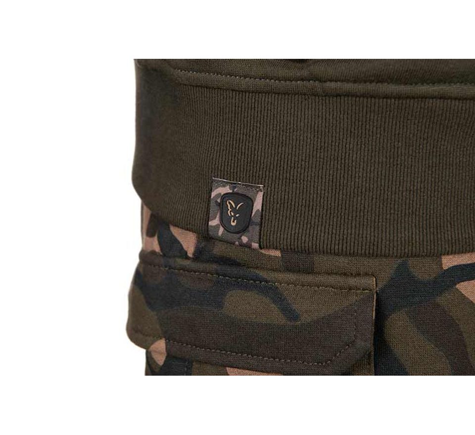 Fox Mikina LW Khaki / Camo Split Zip Hoody