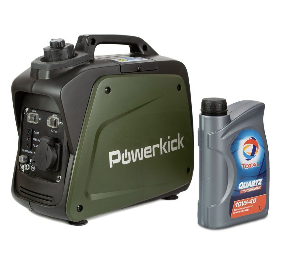 Powerkick Elektrocentrála Generator 800 +1l oleje Zdarma!