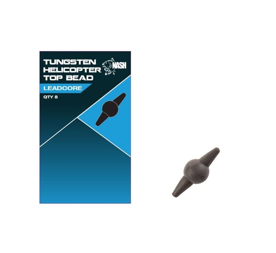 Nash Zarážky Tungsten Leadcore Chod and Helicopter Safe Top Bead 8ks