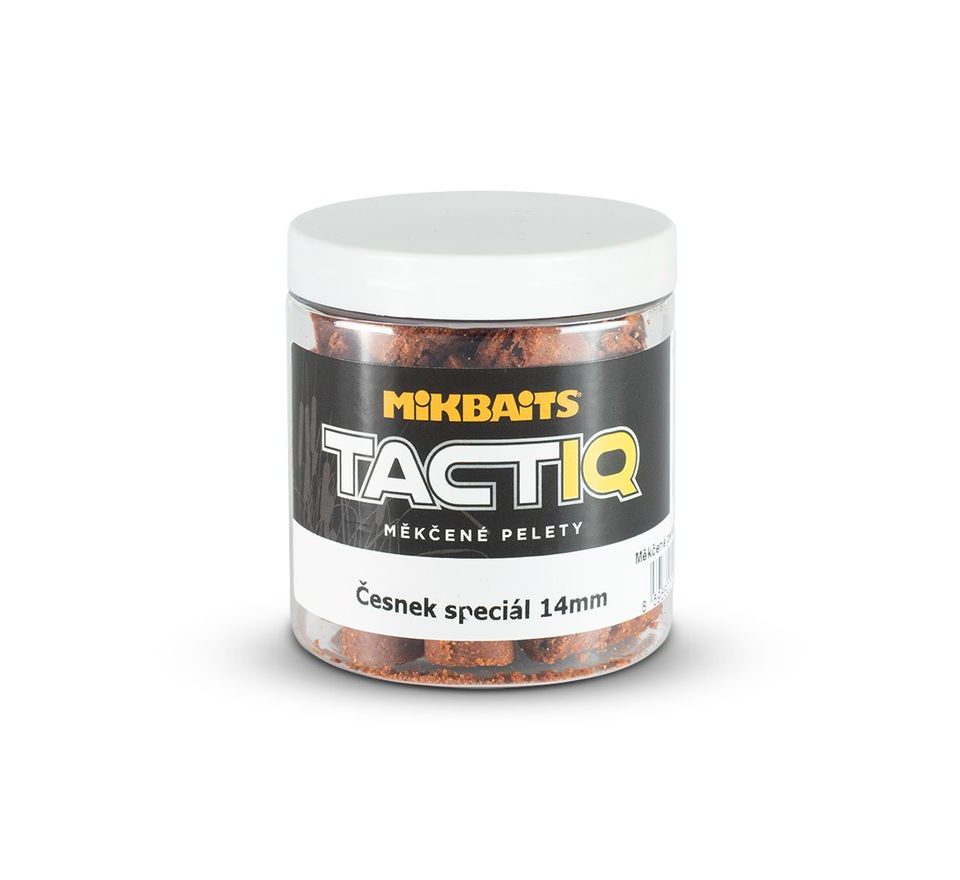 Mikbaits Měkčené pelety TactiQ Česnek speciál 250ml