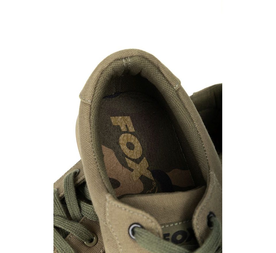 Fox Boty Khaki Canvas Shoe