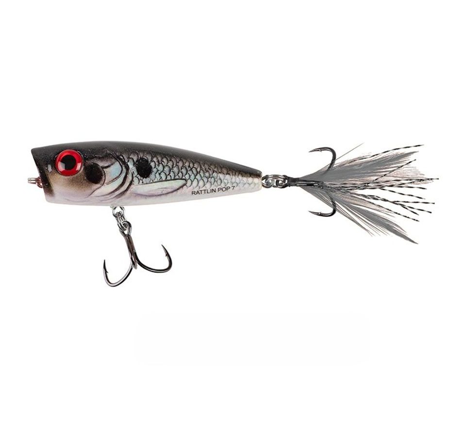 Salmo Wobler Rattlin' Pop Clear Silver Shad