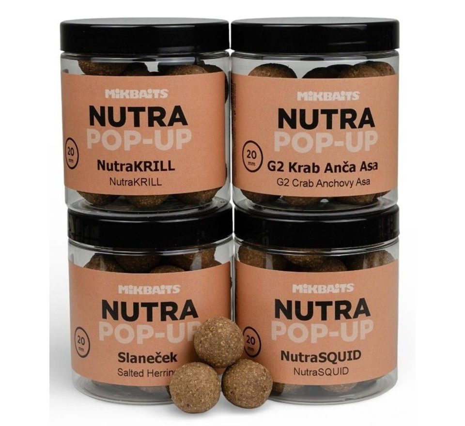 Mikbaits Boilies Nutra pop-up 20mm 250ml