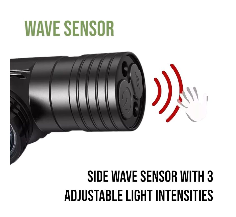 Holdcarp Čelovka Zoomable Sensor Headlamp