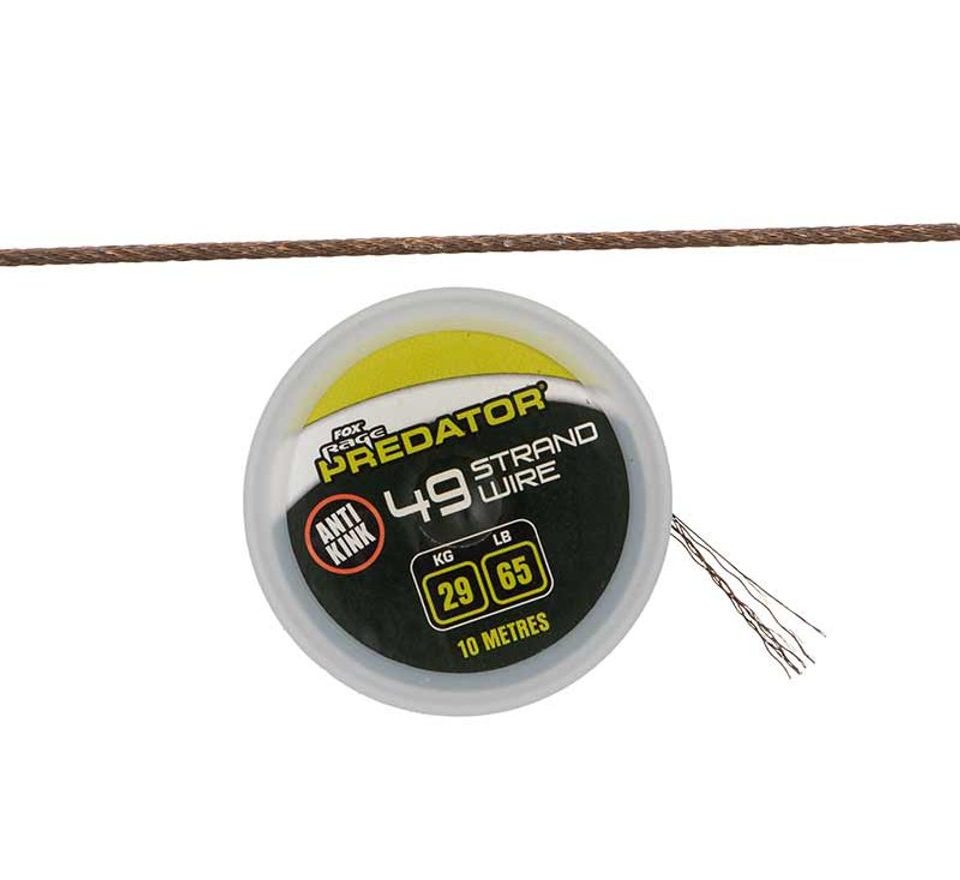 Fox Rage Predator Lanko 49-Strand Coated Steel Wire 10m