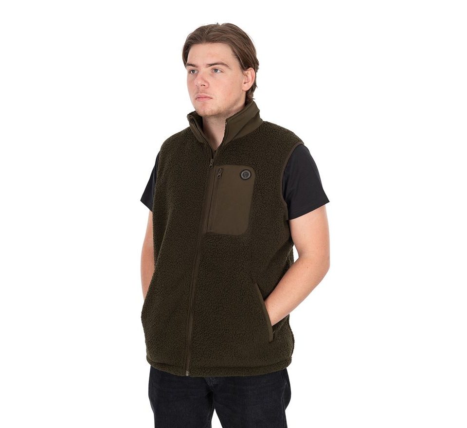 Fox Vesta Olive Sherpa Hybrid Gilet