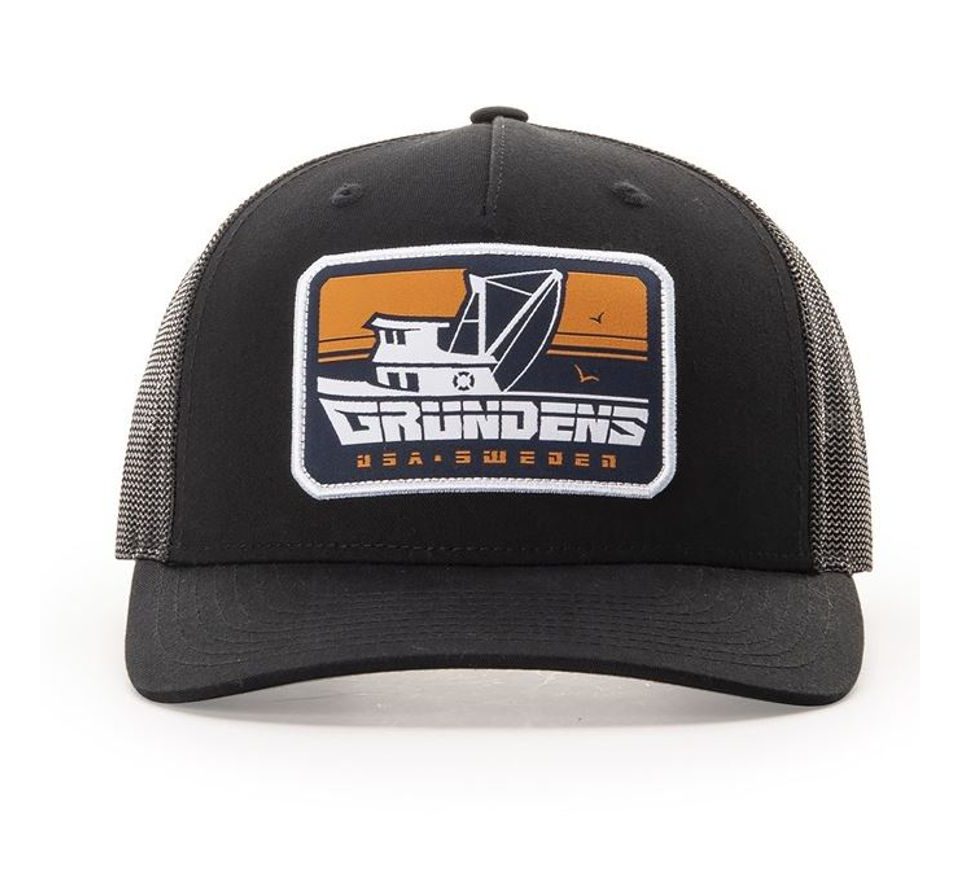 Grundéns Šiltovka Commercial Boat Trucker Black O/S