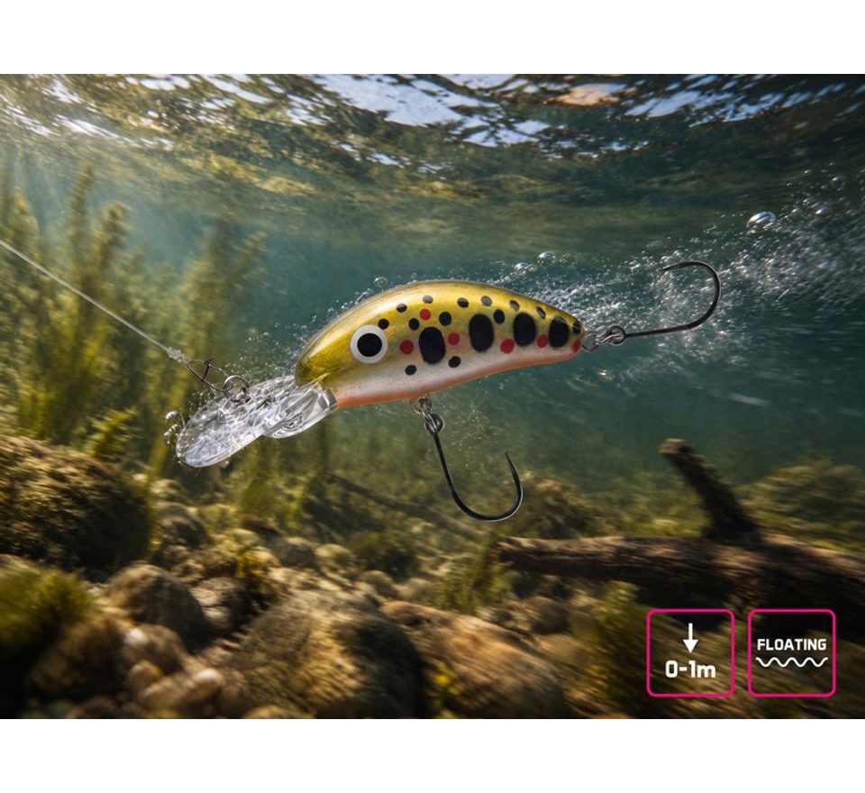 Delphin Wobler Wobby Trout-SH 4cm 4g