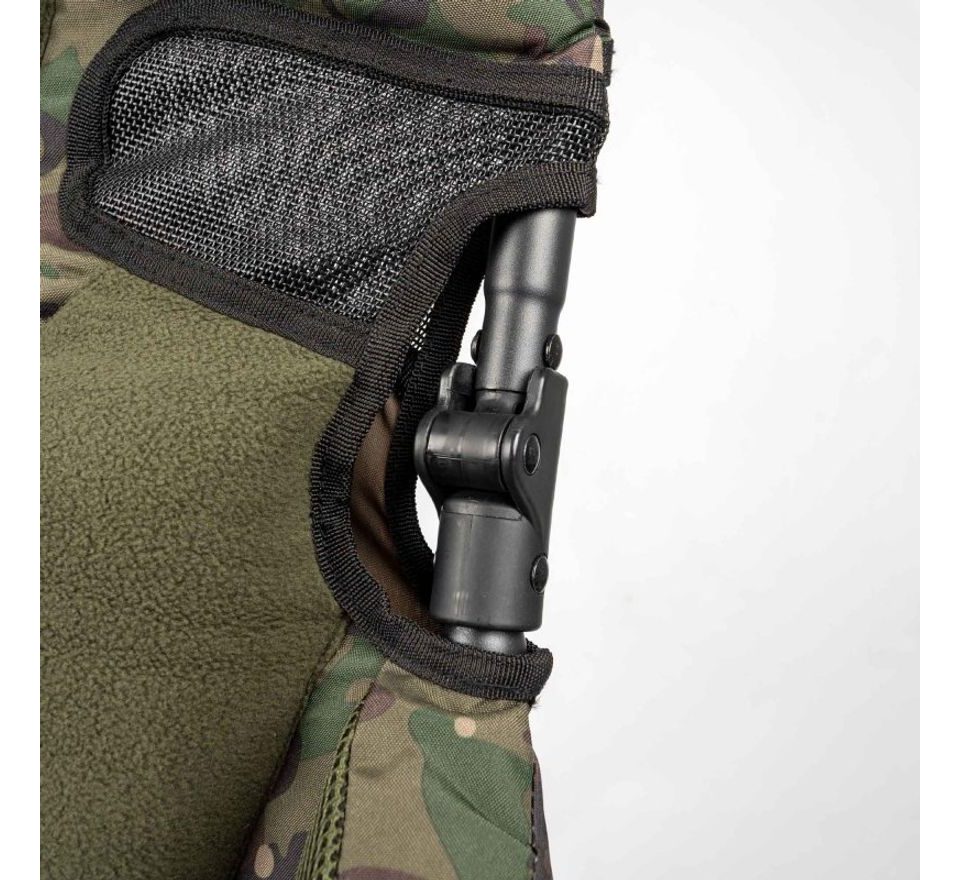 Trakker Křeslo komfortní s područkami Levelite Camo Longback Recliner