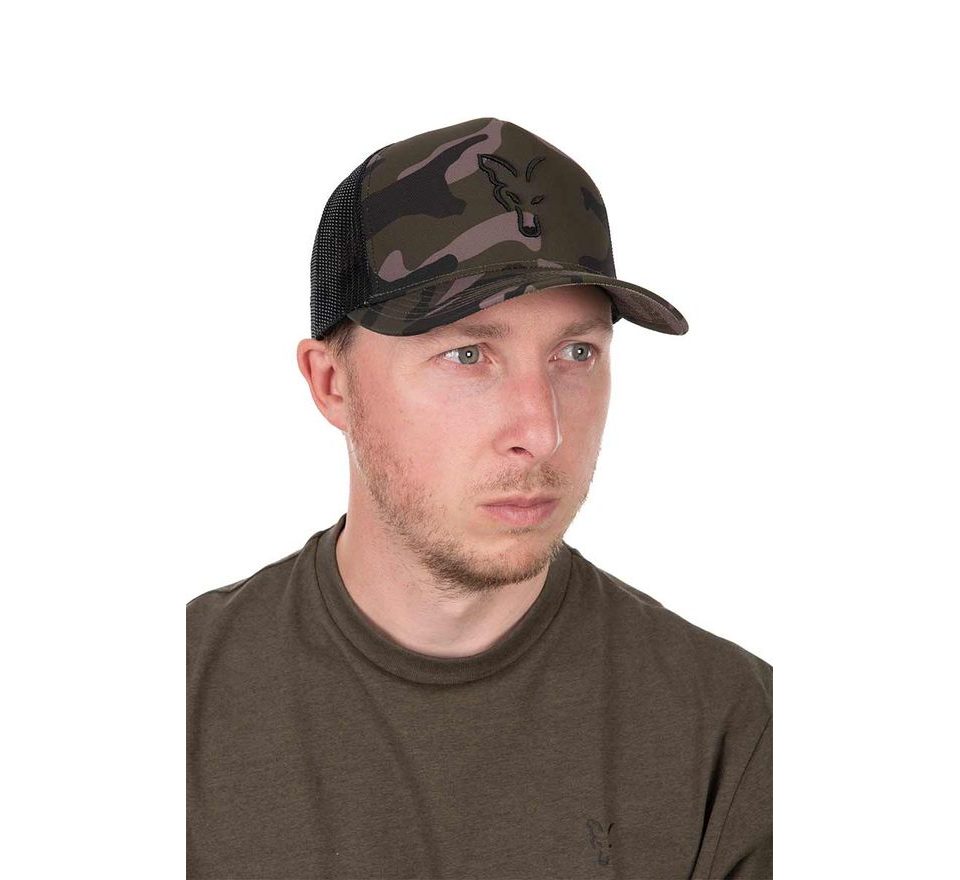 Fox Kšiltovka Black Camo Trucker