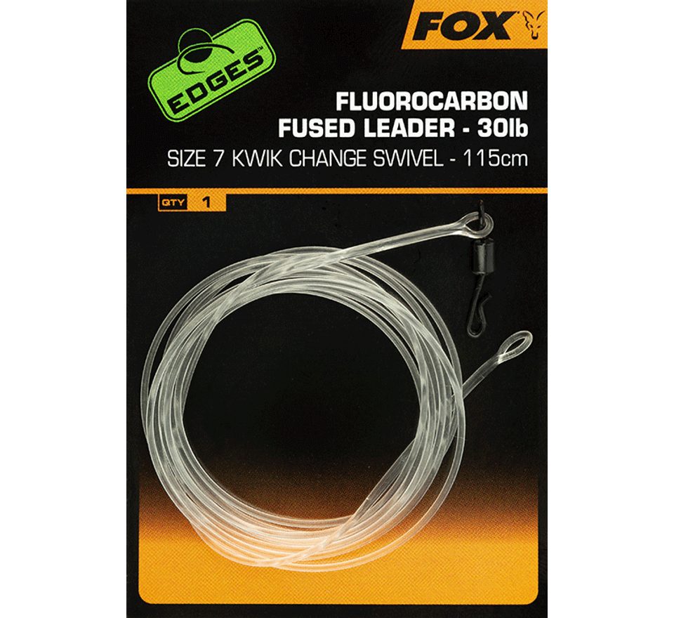 Fox Návazec Fluorocarbon Fused leader 115cm 30lb