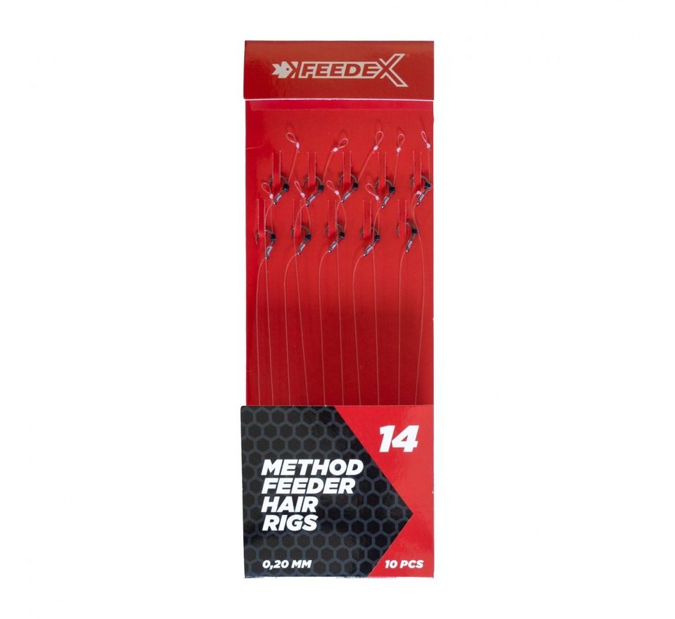 Feeder Expert Feederové nadväzce s vlasovým prívesom 10 ks