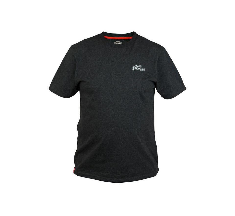 Fox Rage Triko Black Marl Tee Short Sleeve